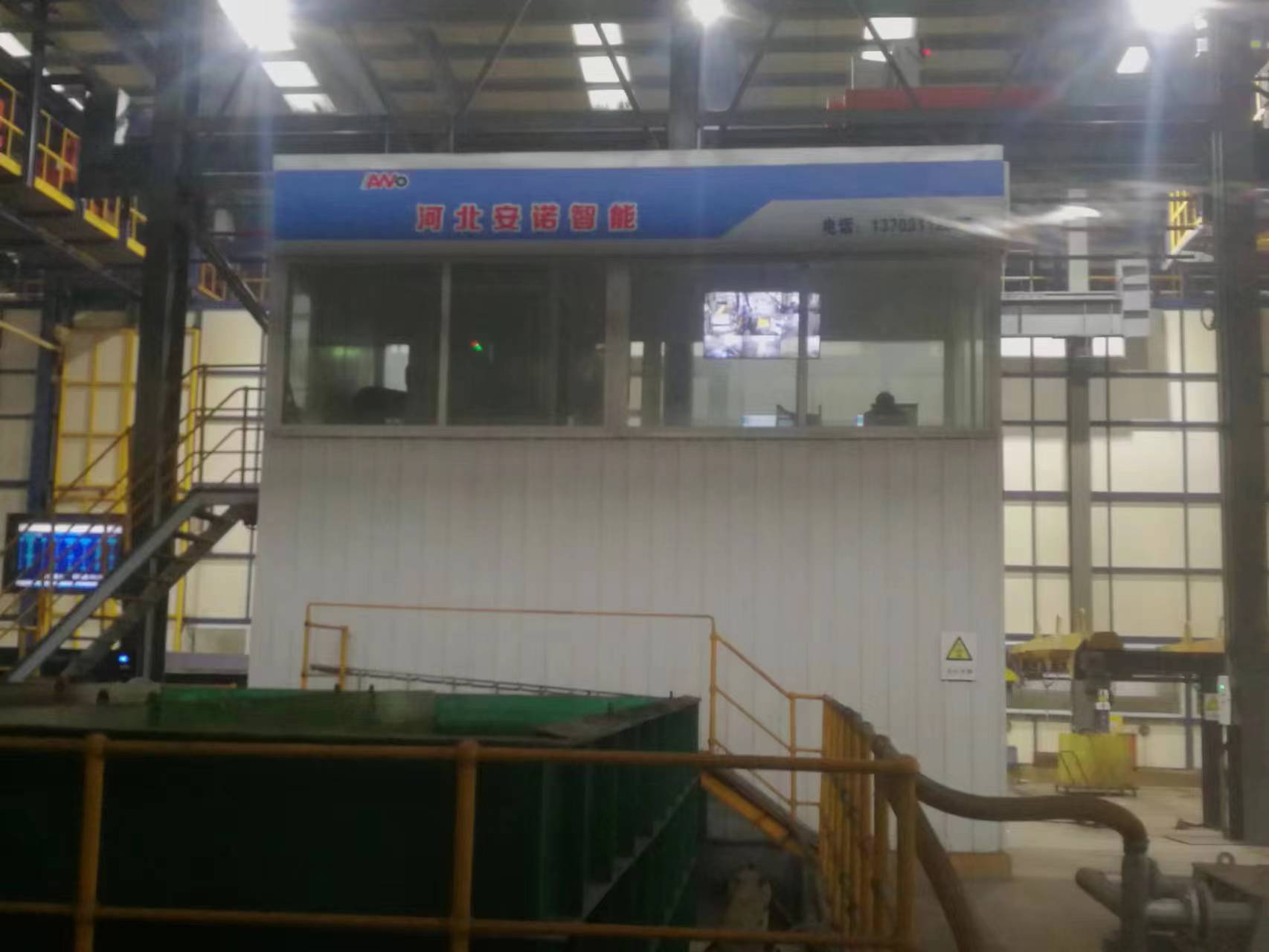 河北安諾承建的邯鄲新興鑄管吊鍍生產線年產量10萬噸